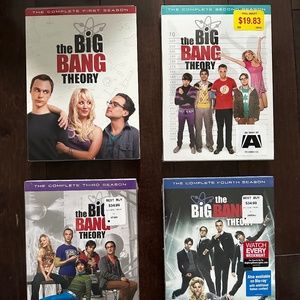 The Big Bang Theory Seasons 1-4 DVD